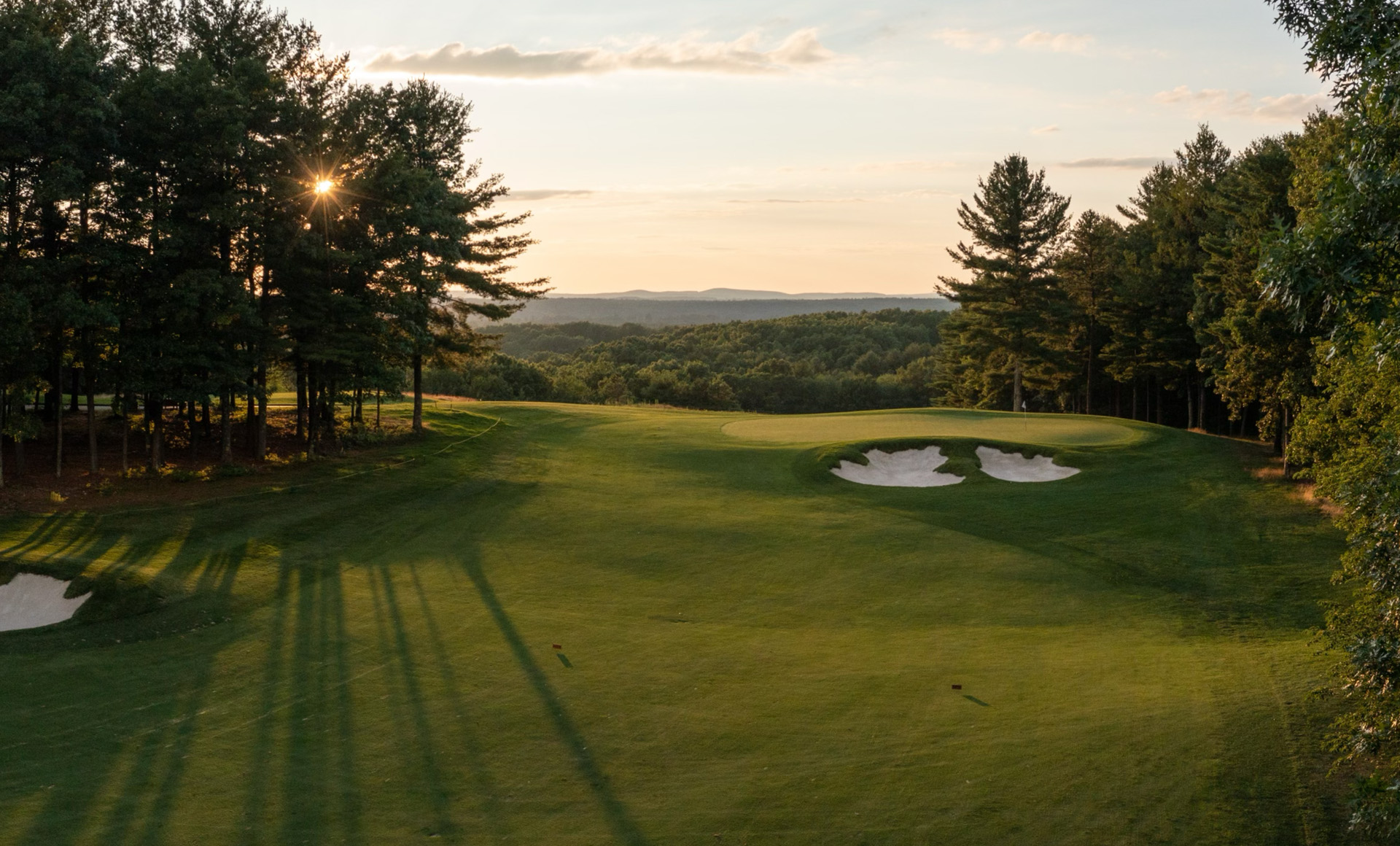 Sunset at The International golf course